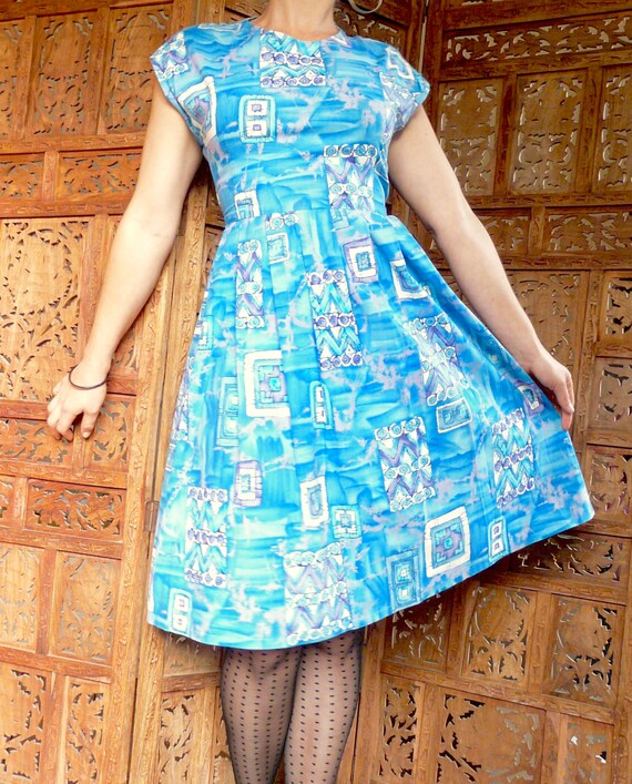 1990's Day Dress - Summer Work Frock - image 1