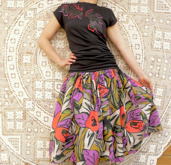 1980's Party Frock - Walter Kristensen Designer La