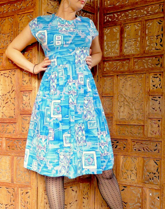 1990's Day Dress - Summer Work Frock - image 4