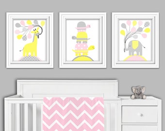 pink and yellow nursery