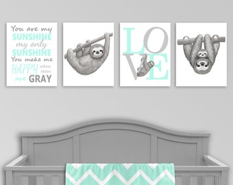 sloth themed nursery