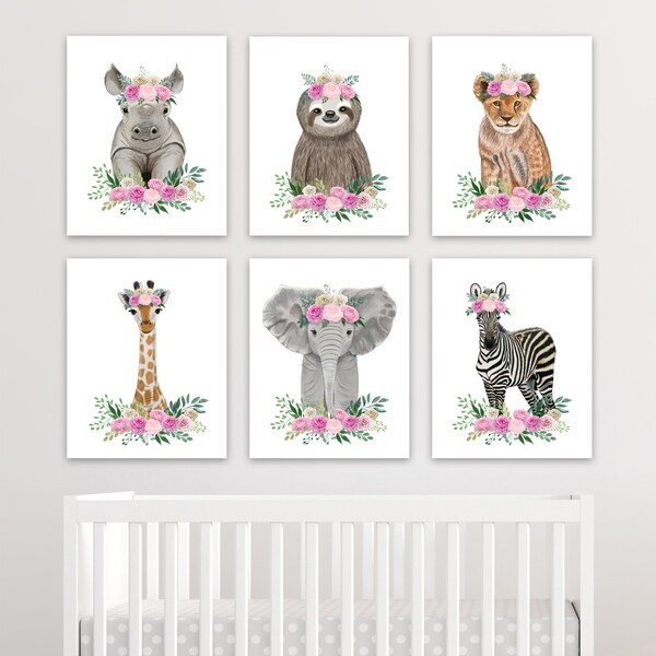 Jungle Nursery Art - Etsy