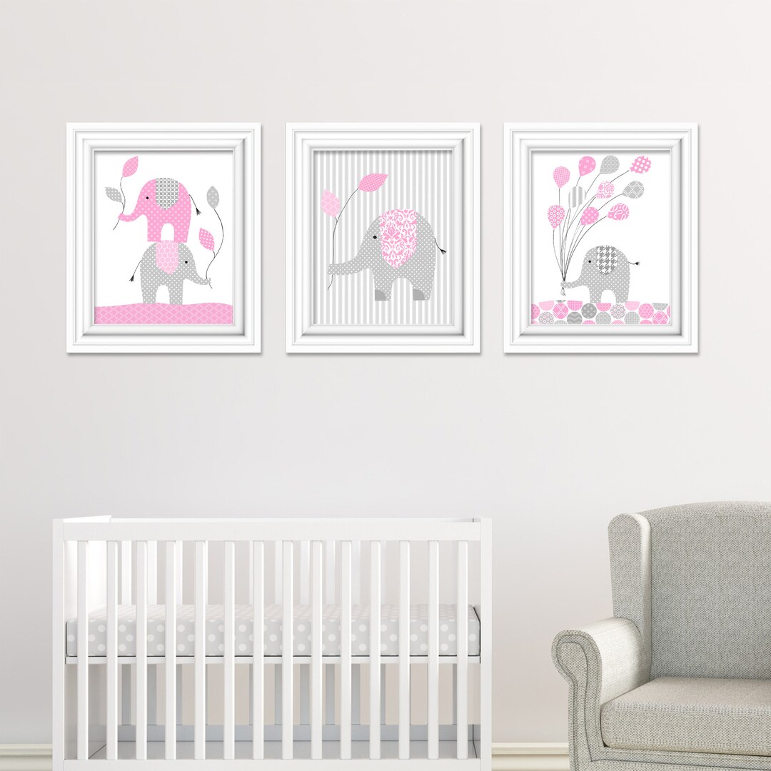 Zoo Nursery Decor Zoo Wall Art Elephant Nursery Decor Baby Etsy