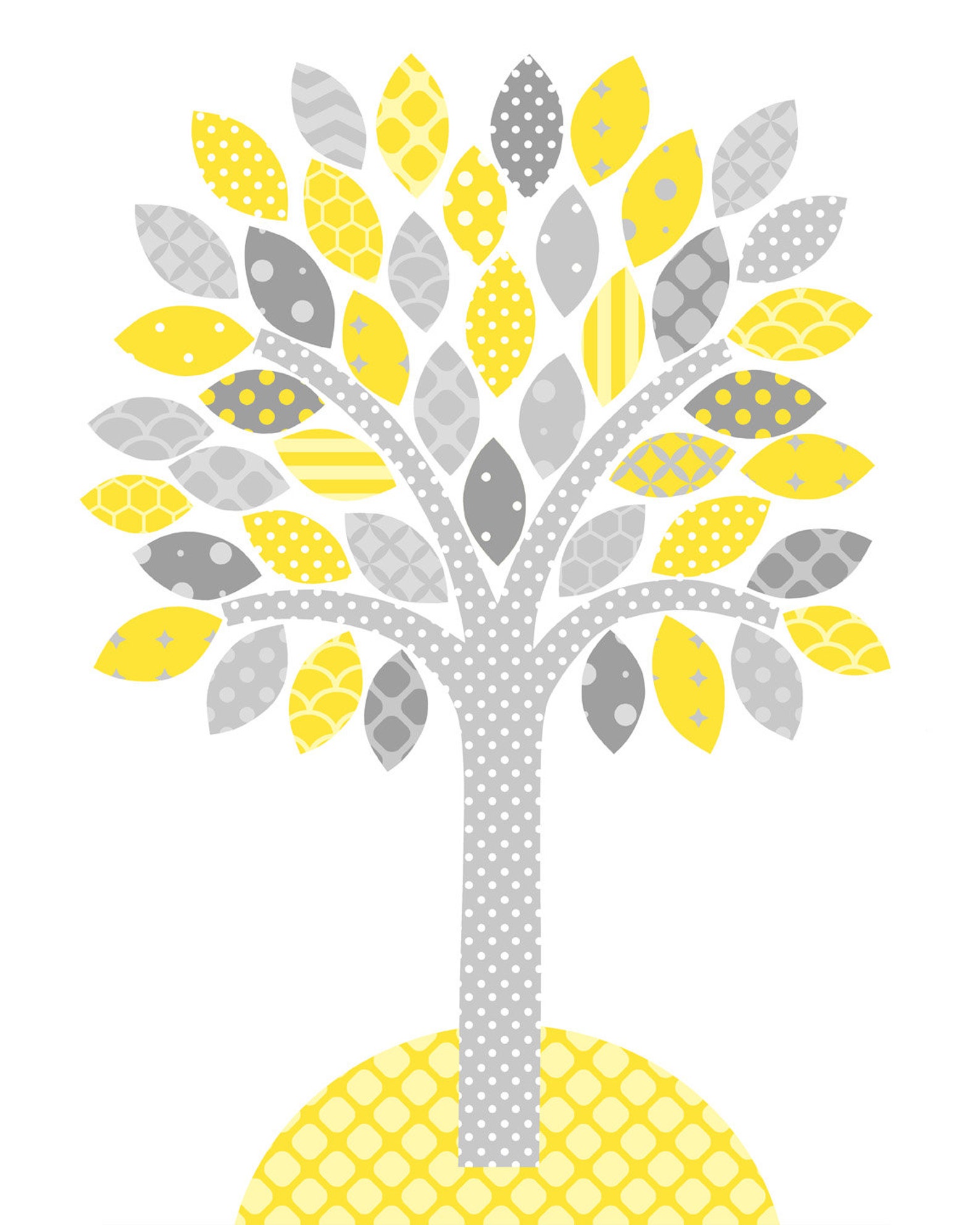 Grey and Yellow Nursery Wall Art Nursery Art Print Giraffe Etsy