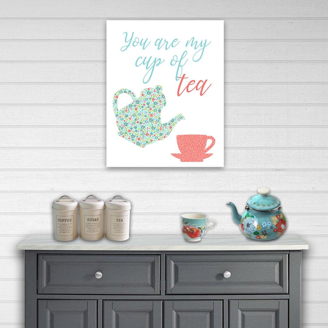 Kitchen Wall Decor Tea Wall Art Tea Art Print Kitchen Tea - Etsy