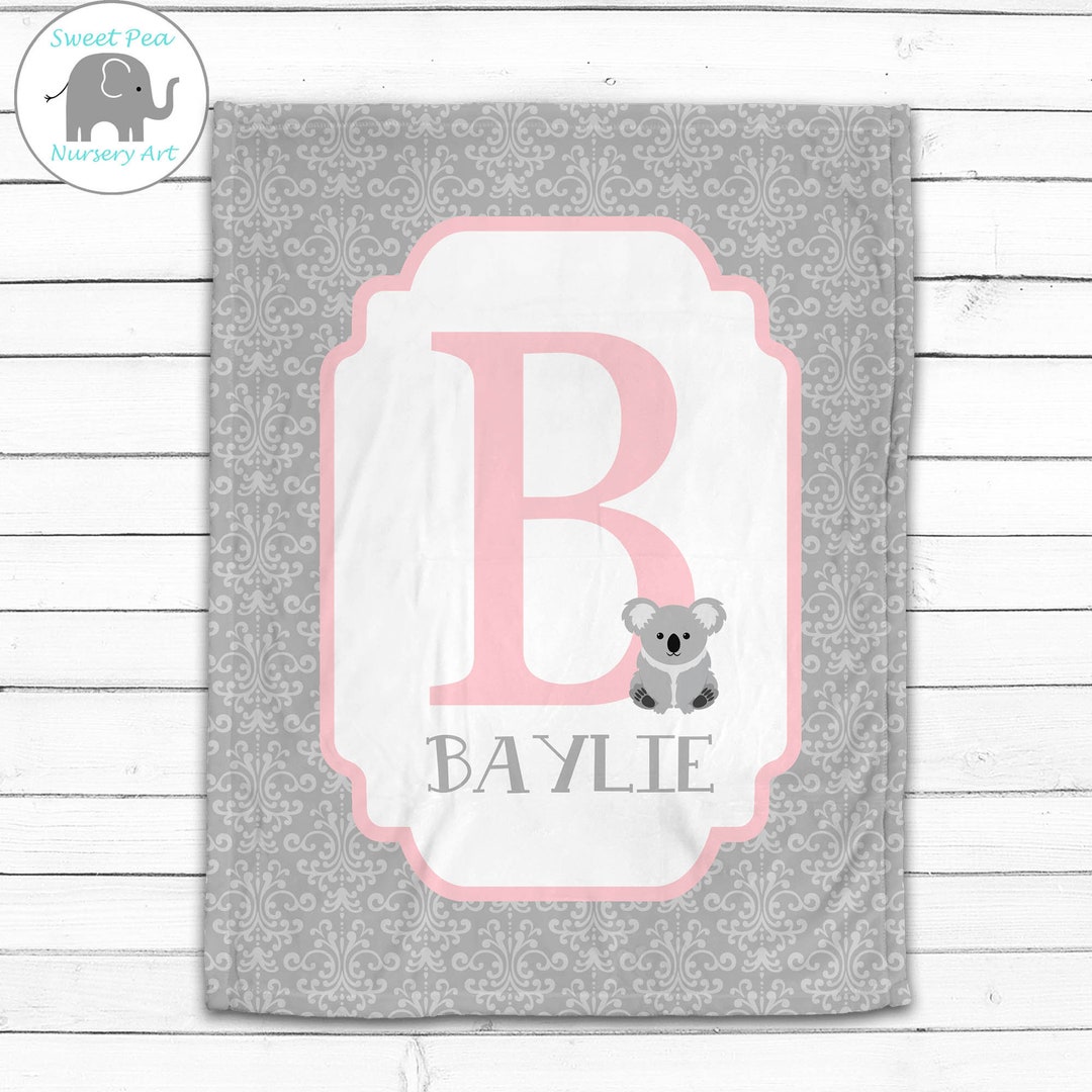 Koala Baby Blanket Sherpa Blanket Minky Blanket Swaddle Etsy