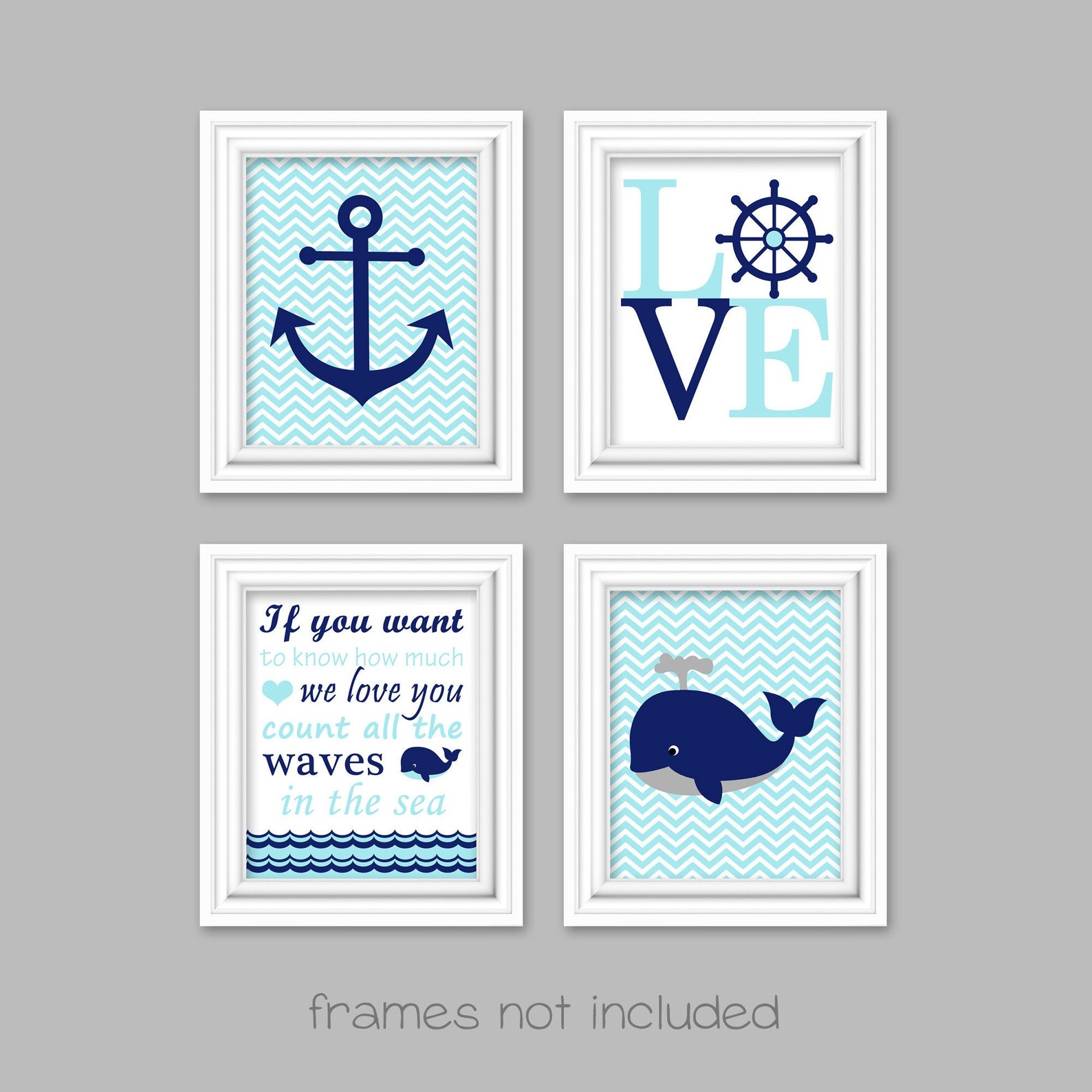 Baby Boy Nautical Nursery Decor Nautical Baby Art Prints Etsy