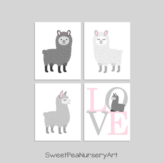 llama baby room decor