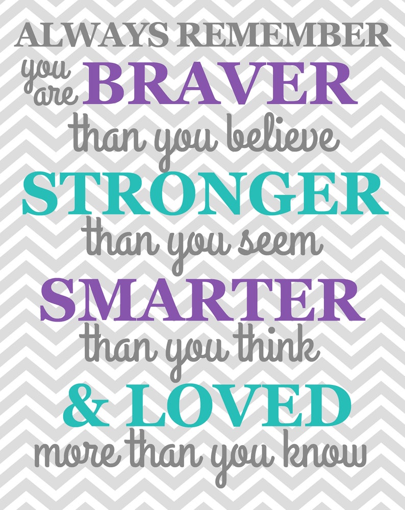 Personalisiertes Kompaktspiegel-Geschenk – Mit Spruch „You Are Braver Than You Believe“ Für Schwester, Mutter, Freundin