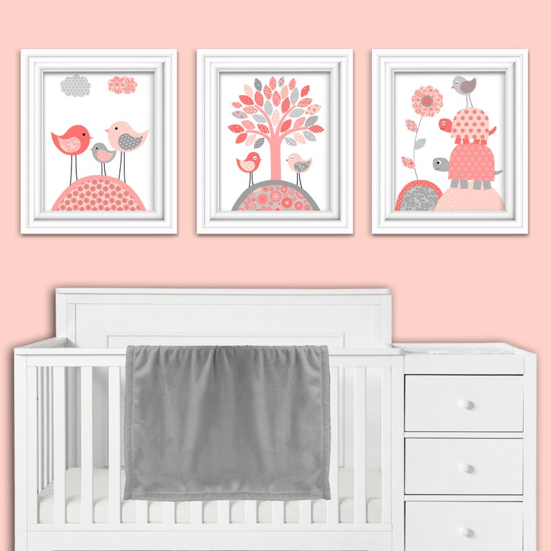 Nursery Wall Art Baby Girl Room Girl Room Decor Nursery Etsy