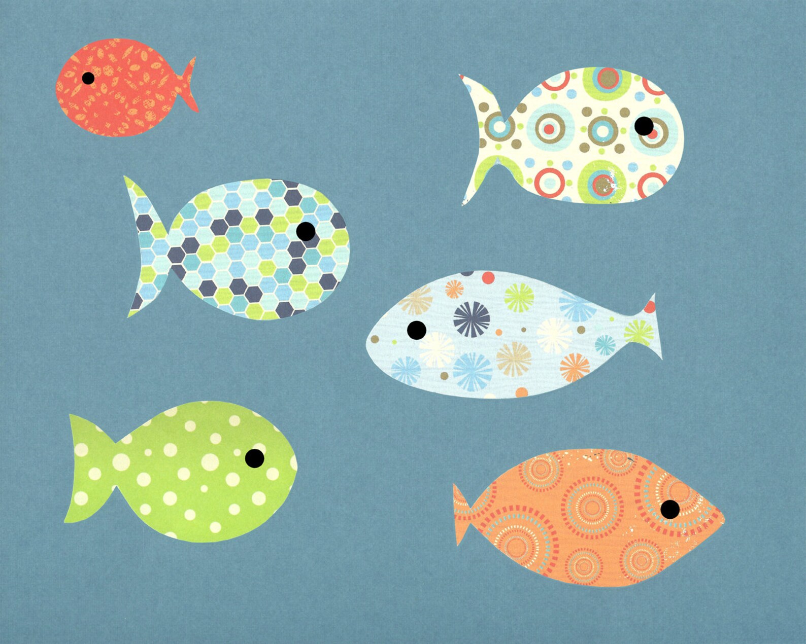 Ocean Nursery Decor Fish Nursery Blue and Green Nursery Etsy