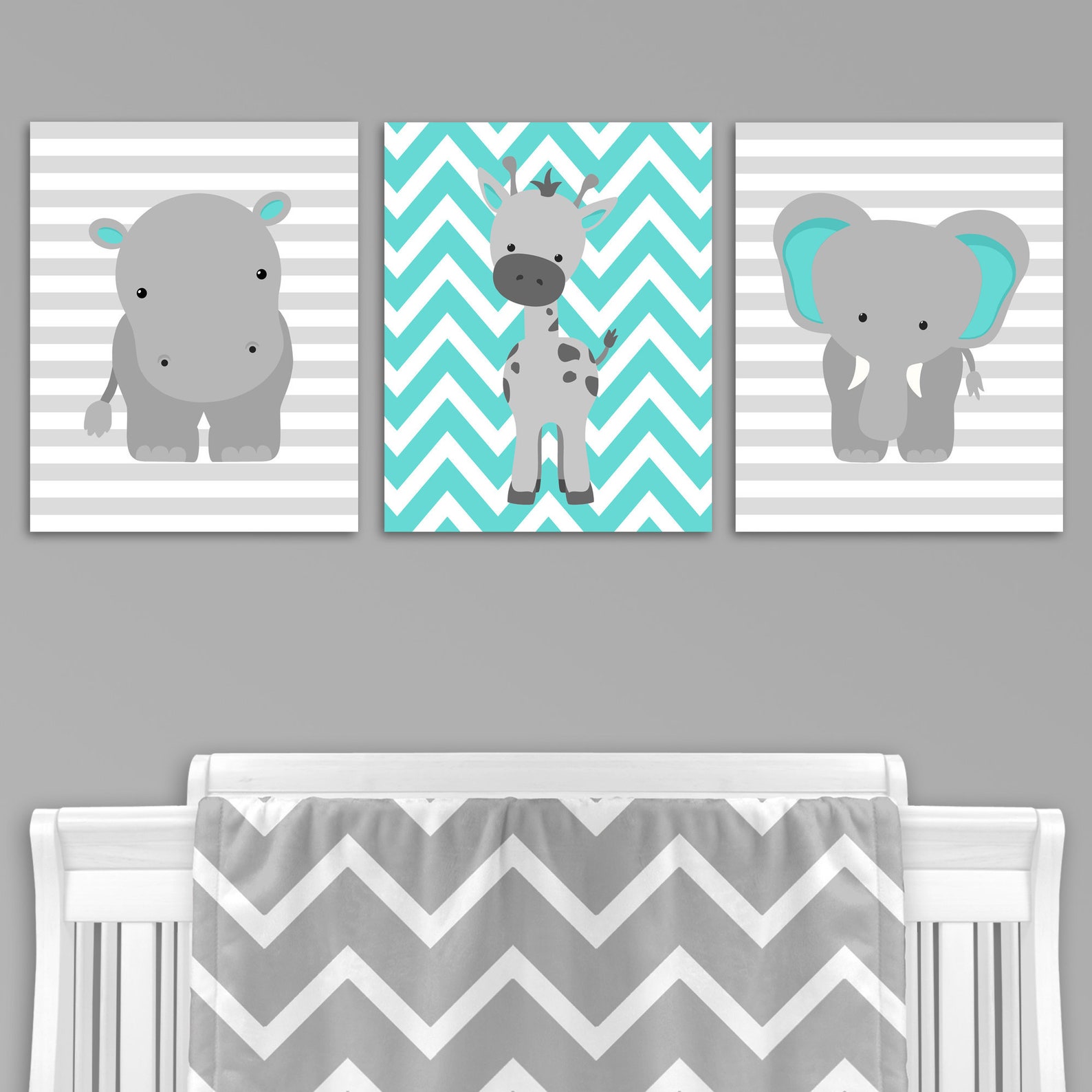 Zoo Nursery Decor Zoo Baby Room Jungle Wall Art Baby Art | Etsy