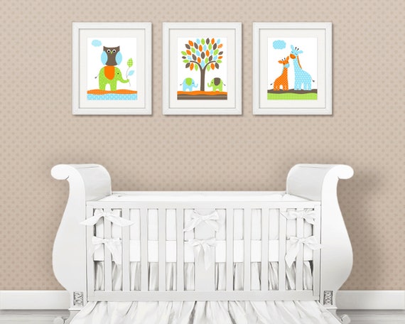baby boy nursery canvas