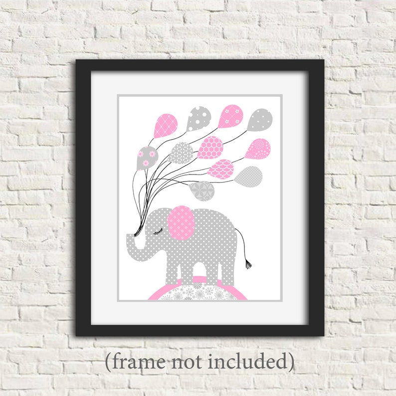 Nursery Wall Art Elephant Nursery Decor Elephant Wall Art Etsy