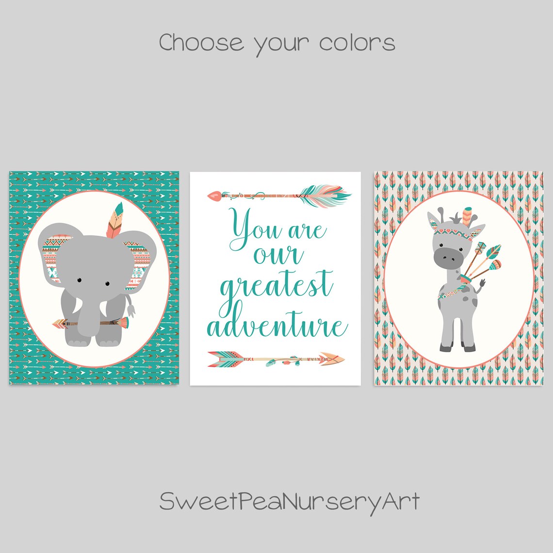 Tribal Nursery Decor Boho Nursery Art You Are Our Greatest Etsy