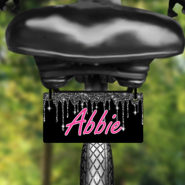 Custom Name Bike License Plate Etsy
