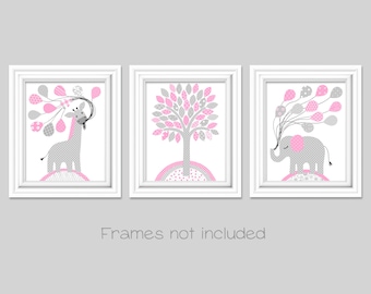 Zoo Nursery Art, Baby Girl Nursery, Baby Room Decor, Nursery Wall Art, Baby Girl Decor, Zoo Nursery Prints, Canvas Nursery, Giraffe Nursery