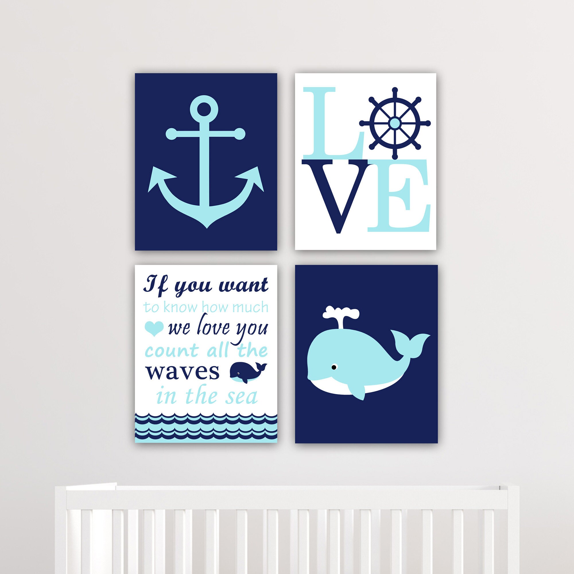 Nautical Nursery Whale Art Love Print Baby Boy Decor Boy Etsy Nautical Nursery Whale Art Love Print Baby Boy Decor Boy Etsy