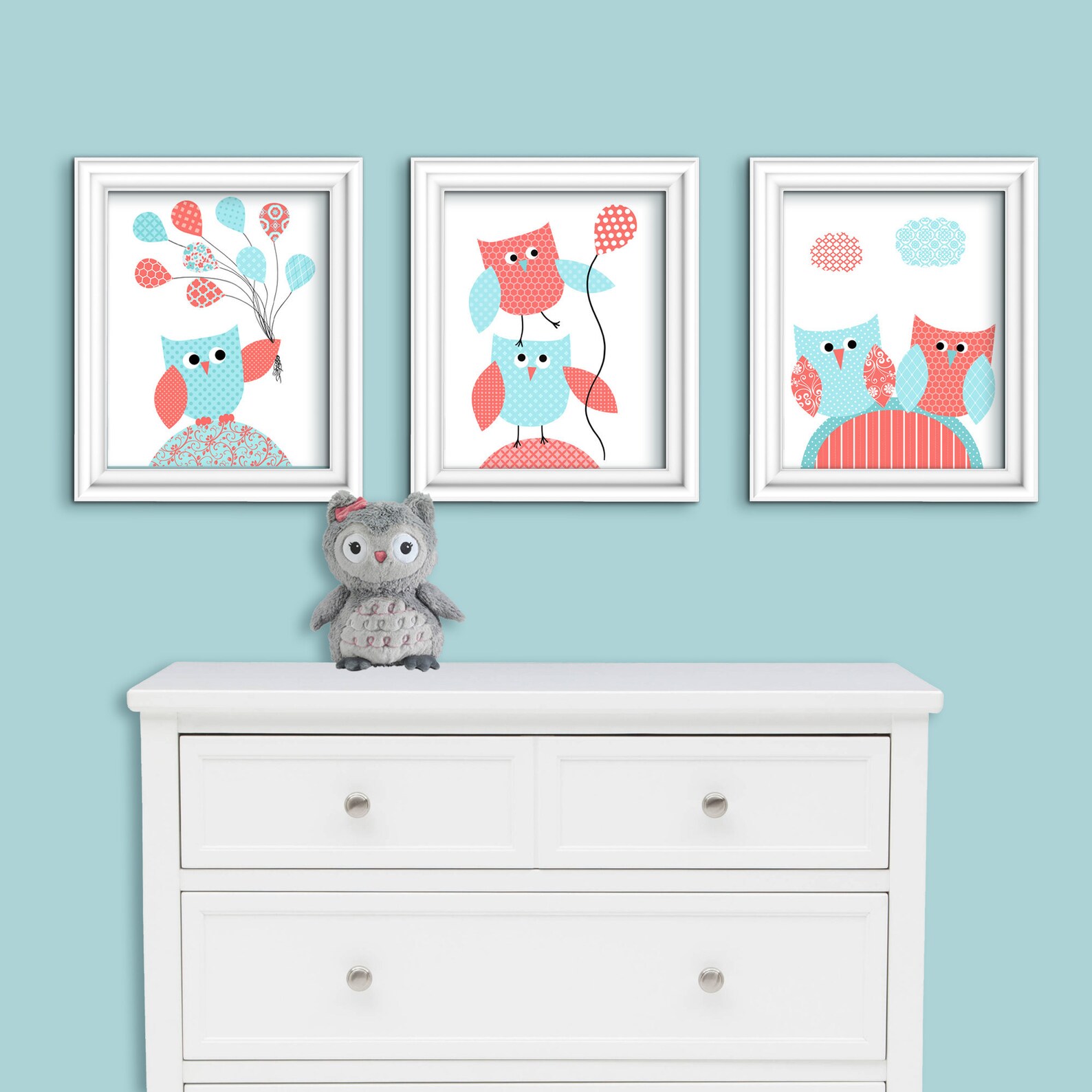 Owl Nursery Decor Nursery Wall Art Owl Nursery Prints Baby | Etsy