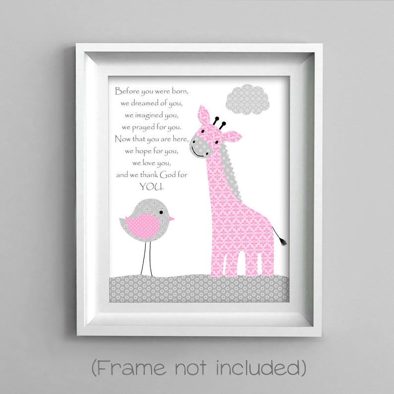 Nursery Art Giraffe Baby Decor Baby Room Decor Giraffe Etsy