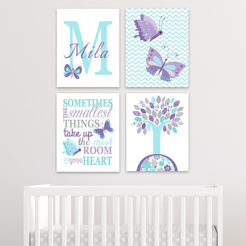 Butterfly Nursery Art Butterfly Wall Art Nursery Art Prints Etsy