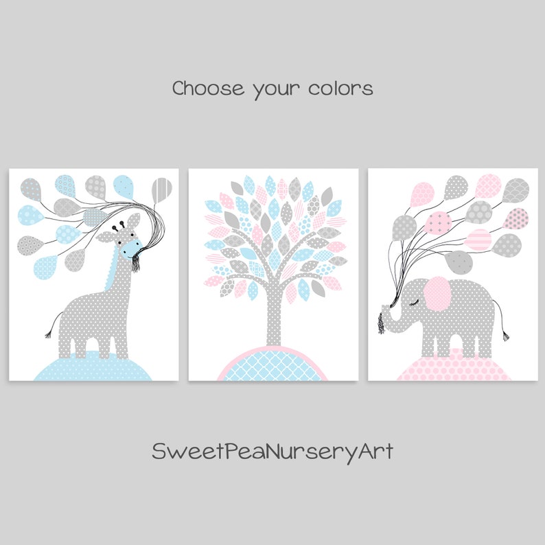 twin nursery wall decor