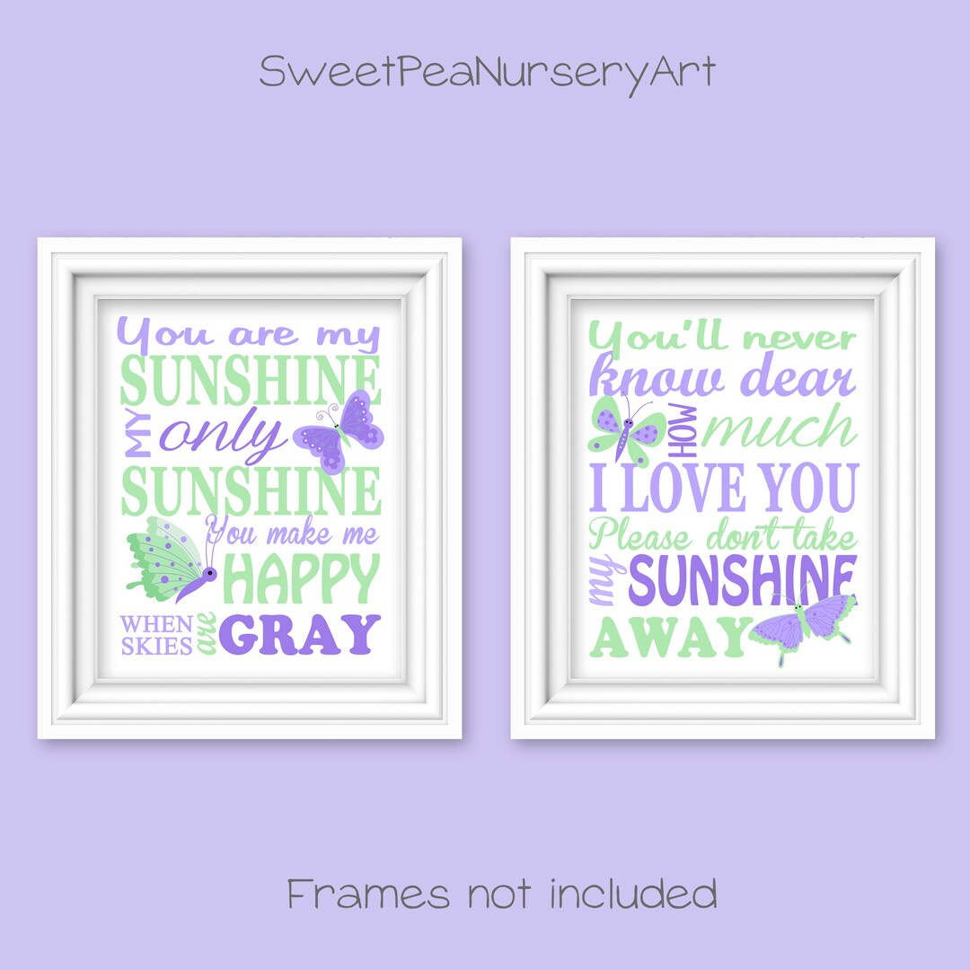 Printable You Are My Sunshine