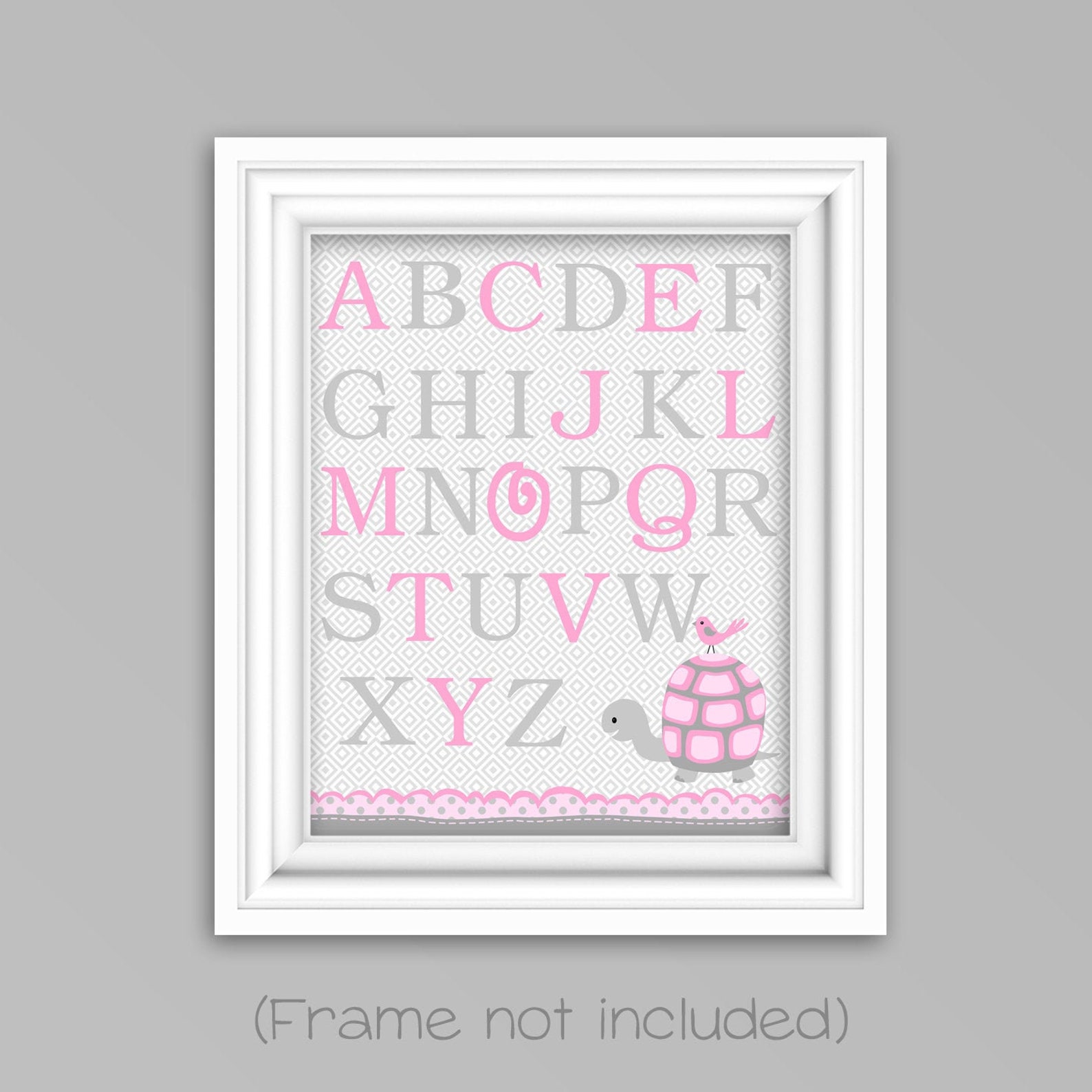 Alphabet Nursery Art Alphabet Decor Nursery Wall Art | Etsy