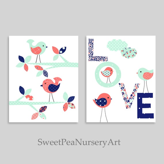 bird nursery decor