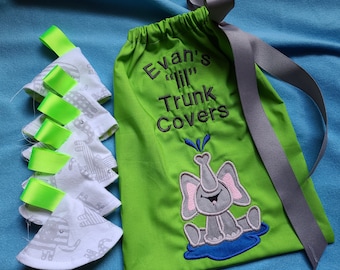Lil trunk covers, Elephant baby gift, baby boy shower, baby boy gifts, peepee teepee, peepee covers, teepee, tinkle tents