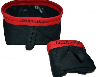 Waterproof Collapsible Dog Bowl: Travel Food & Water Bowl