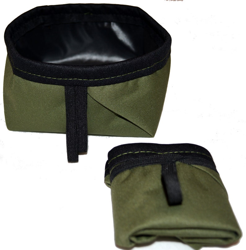 Camping Unique COLLAPSIBLE Dog Bowl; Foldable bowl for Jogging DOG BOWL Hiking