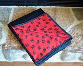 WATERPROOF Fleece Pet Throw 60"x54" Machine Wash; Protect from Dirt, Hair, even Urine