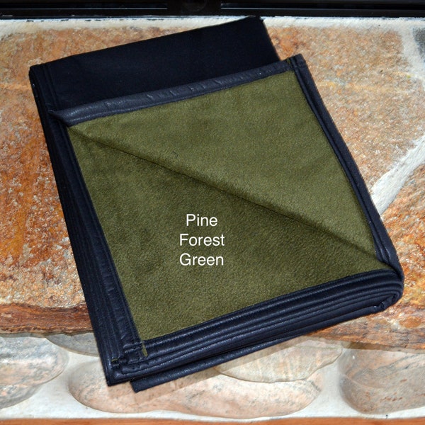 BEST Indoor Outdoor; NATURALLY WATERPROOF; Fleece Throw Blanket   72" x 54"; Protects Home, Bed & Furniture; Machine Washable