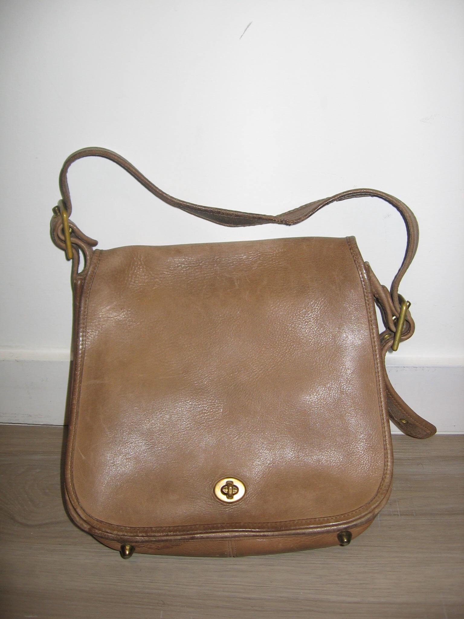 Vintage Coach Tribeca Shopper (Style #9098) Vintage Coach Sand 