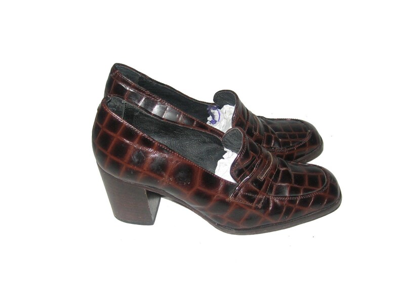 charles david softie lizard embossed knee high boot