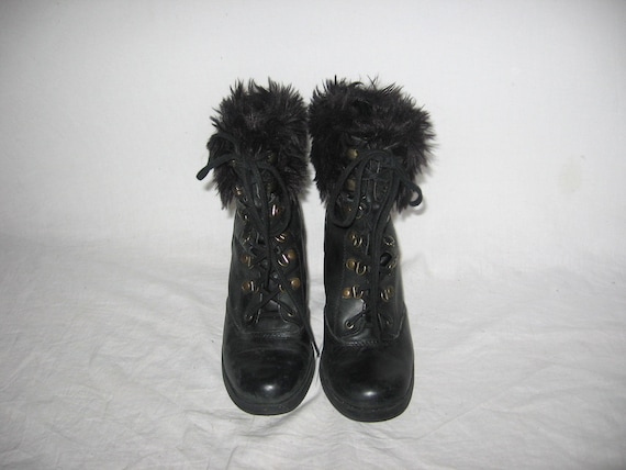 Vintage Fabulous Nine West FletchX5 Black Leather… - image 1