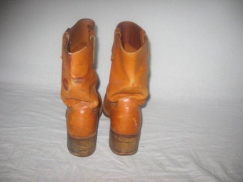 M&I Vintage Texas Steer Made Korea Cognac Tan Brown Semi - Etsy