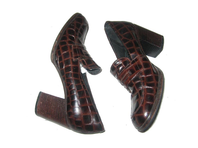 charles david softie lizard embossed knee high boot