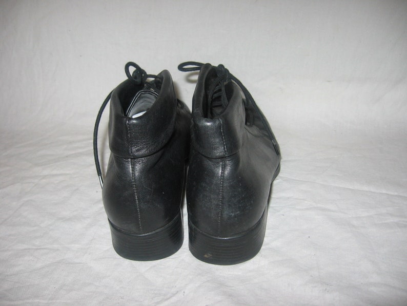 Vintage Black Leather Upper Balance Man Made Laced Up Ankle | Etsy
