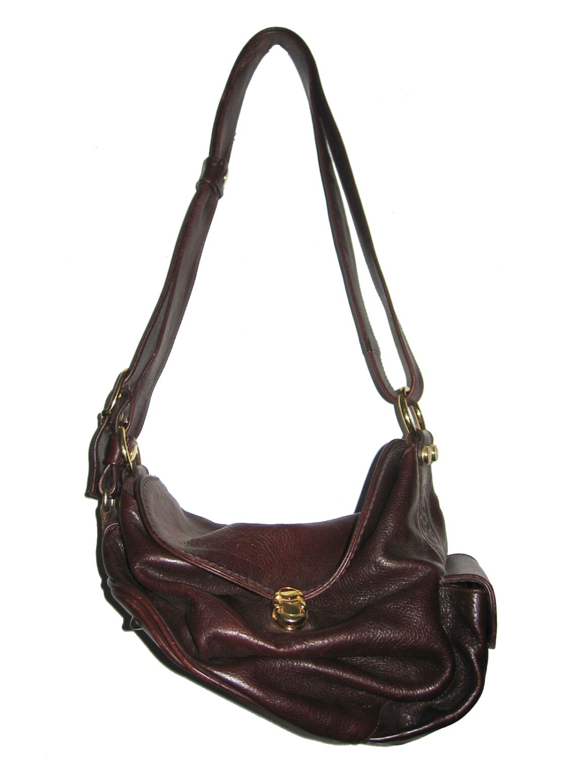 Geometric Handbag - Embroidered Leather - Valentino Orlandi
