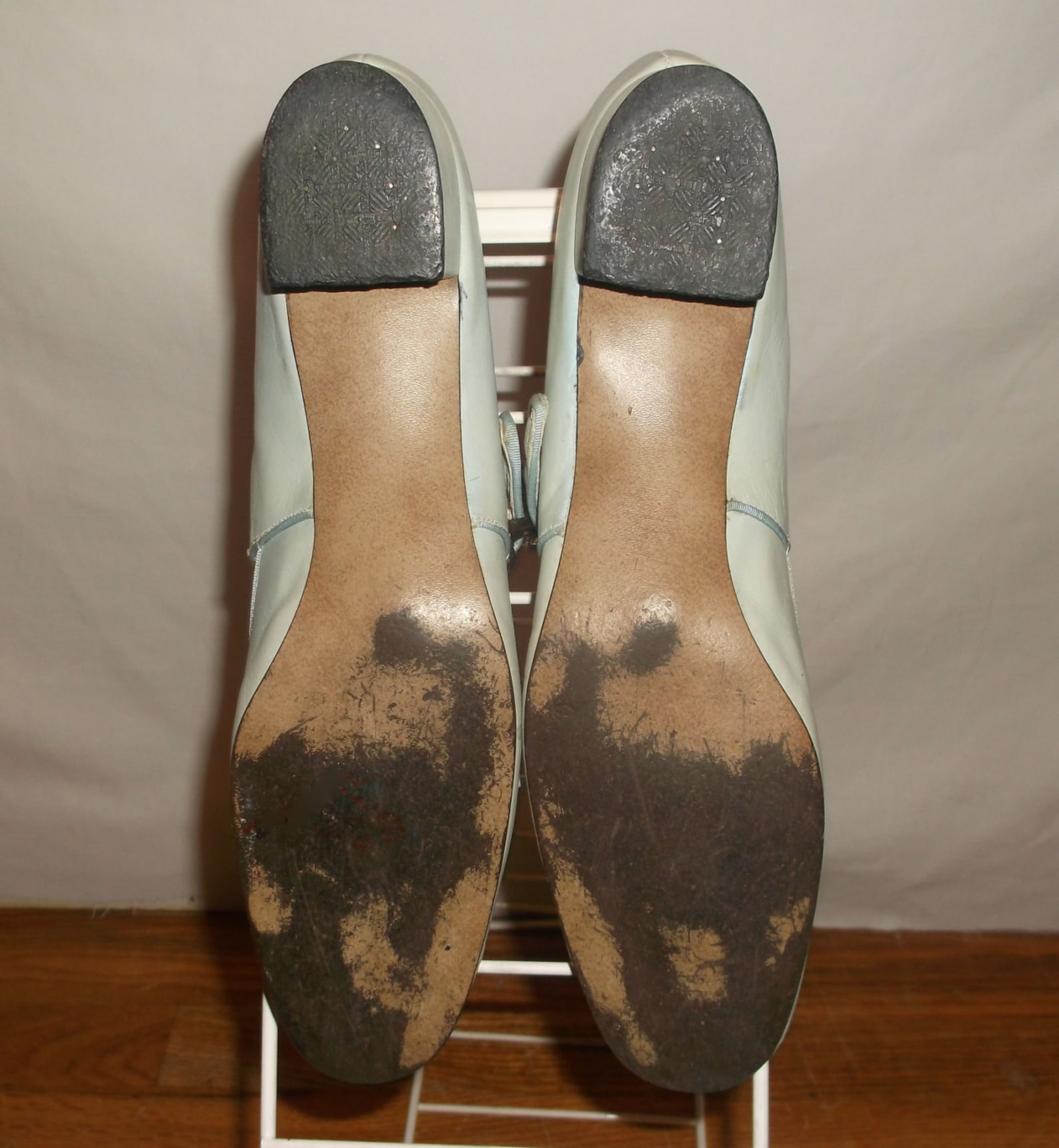 vintage sbicca leather big buckled mary jane oxford chunky heel ballet tap dance multifunctional shoes size 9n