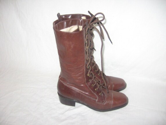 brazil lace up boots