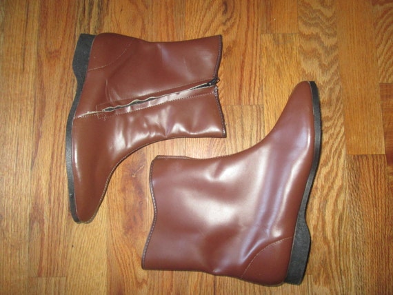 Vintage Unworn Rare Brown Upper Leather Balance M… - image 3