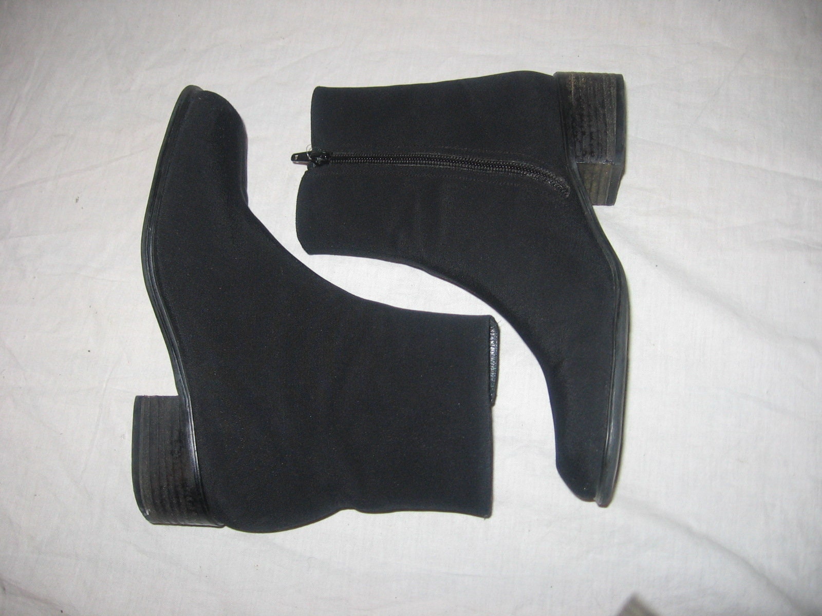 Vintage Stuart Weitzman Black Fabric 