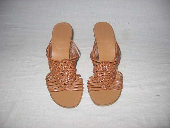 banana republic strappy heels