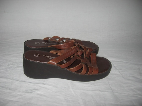 leather collection sandals