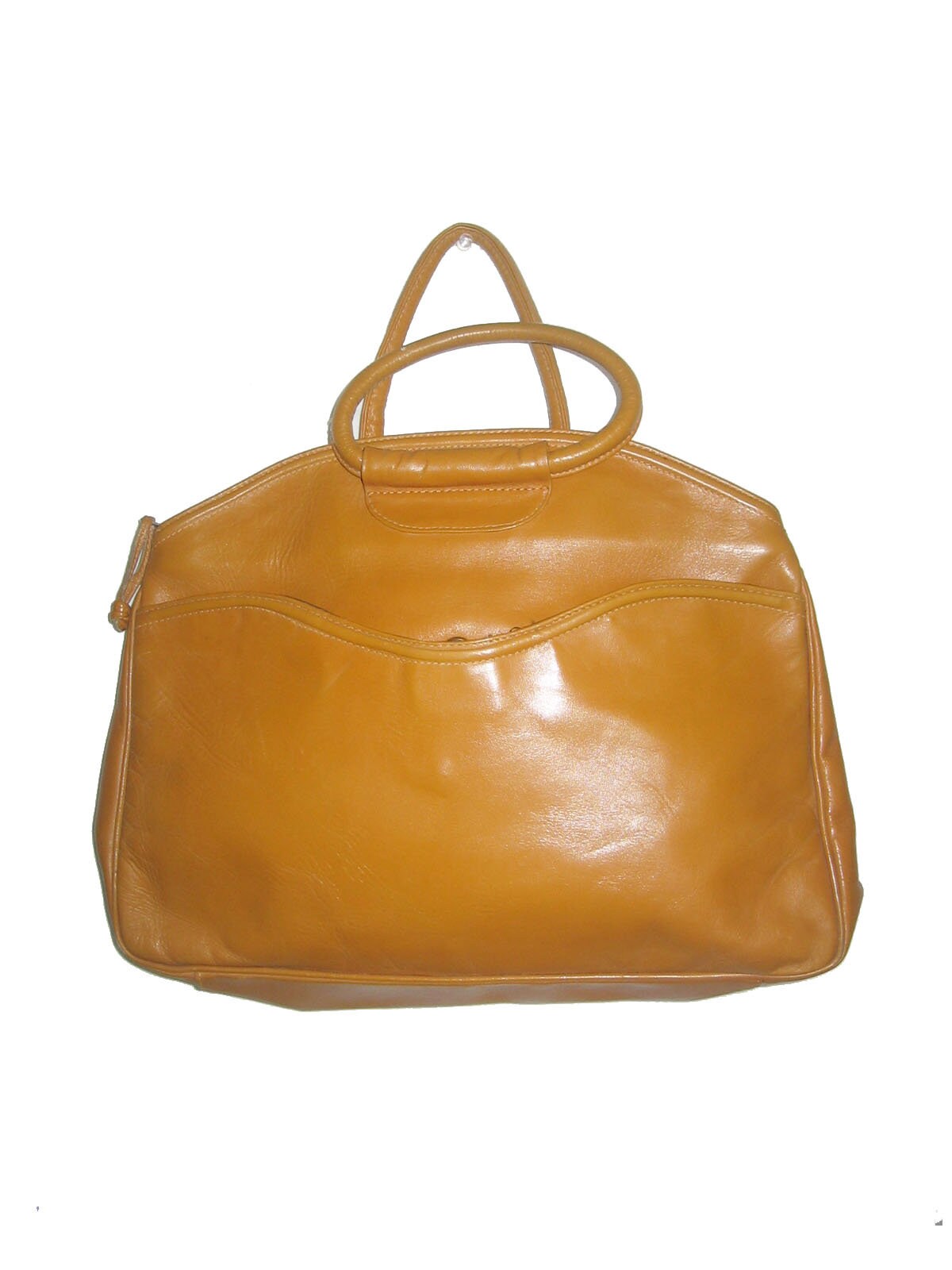 Tano Genuine Leather Studded Mustard Yellow Shoulder Bag? Berna Medium Handbag Mustard Yellow – Adorn Purse & Co main image 4