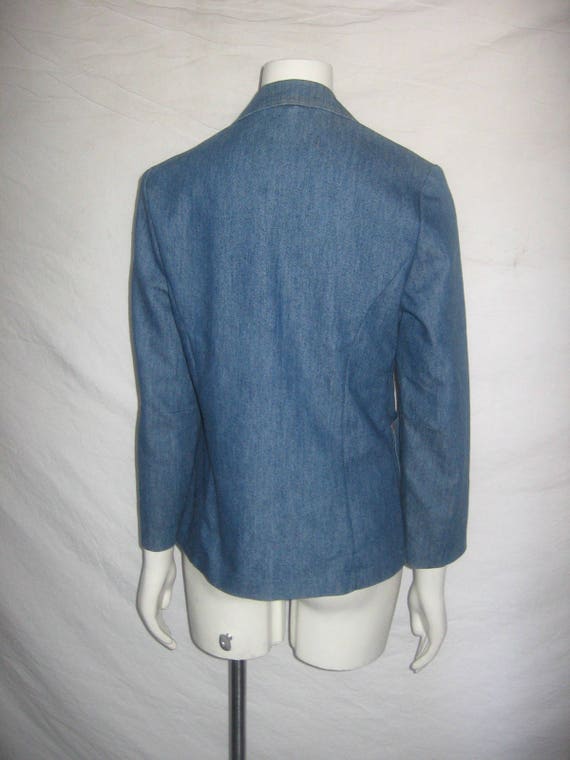 Vintage ILGWU Union Made Notched Collar Buttoned … - image 4