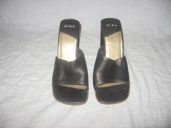 VTG Diba Made Brazil Gold Leather Upper Man Made … - image 2